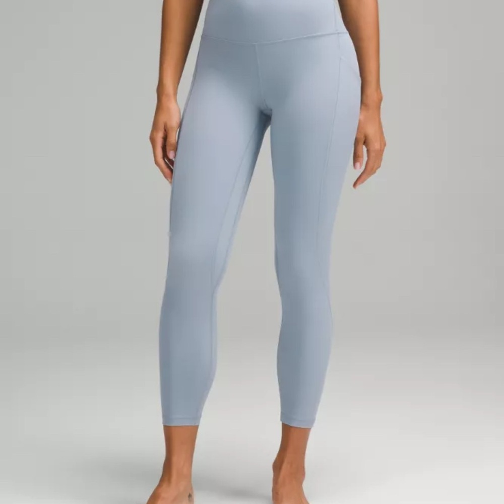 Lululemon Athletica Blue High-Waisted Leggings